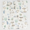 Rotan Gevlochten Baby Wiegje met Bedtextiel Volledige Set