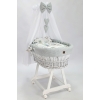 Wiegbekleding van wafelstof voor babywiegje XL