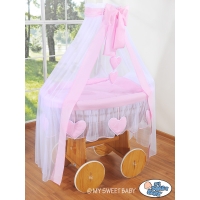Extra beddengoed 4 Hoezen voor Baby wiegje