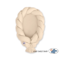 Gevlochten Babynest 2 in 1