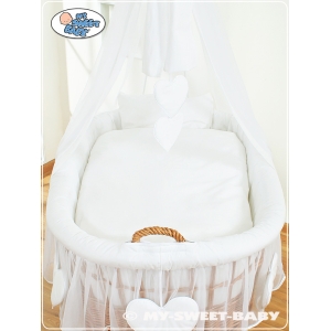 Beddengoed voor Rieten Baby Wieg 2 st