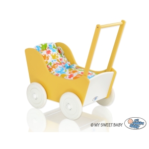 Poppenwagen van Hout Geel
