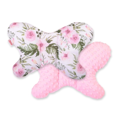 Baby Antischokkussen "Butterfly" Roze