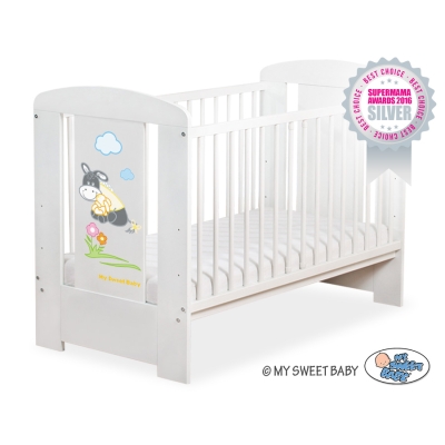 Babybed 120x60 cm - Donkey Luca Wit Ezel Luca