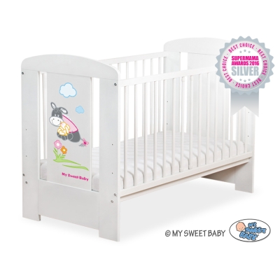 Babybed 120x60 cm - Donkey Luca Wit Ezel Luca