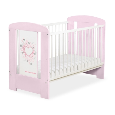 Roze liedikant voor meisje 120x60cm