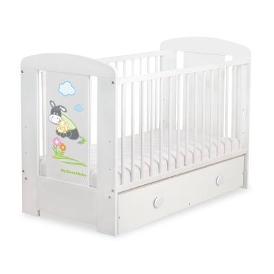 Babybed  met Lade 120x60 cm - Donkey Luca MAXI Ezel Luca