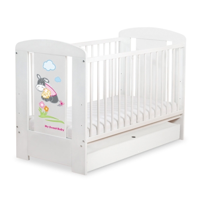 Babybed  met Lade 120x60 cm - Donkey Luca STANDARD Ezel Luca