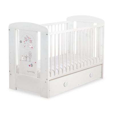 Babybed met Lade 120x60 cm - Happy balloons MAXI