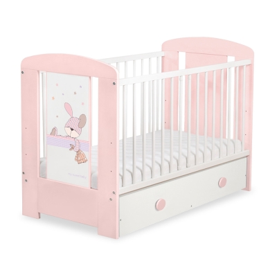 Babybed met Lade 120x60 cm - Happy balloons MAXI
