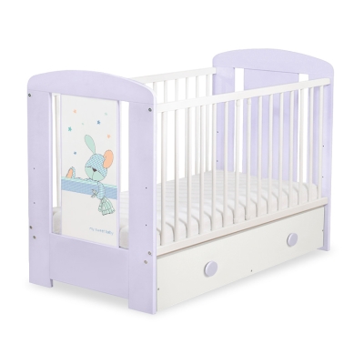 Babybed met Lade 120x60 cm - Happy balloons MAXI