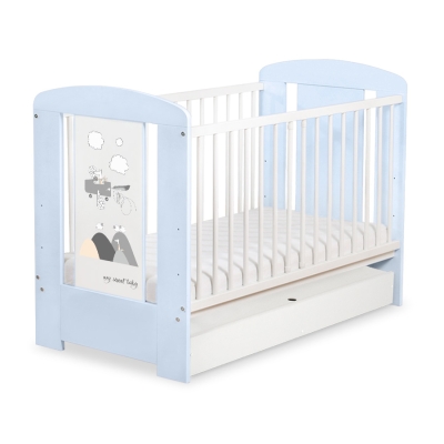 Babybed met Lade 120x60 cm - Happy balloons STANDARD