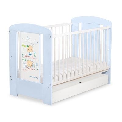 Babybed met Lade 120x60 cm - Happy balloons STANDARD