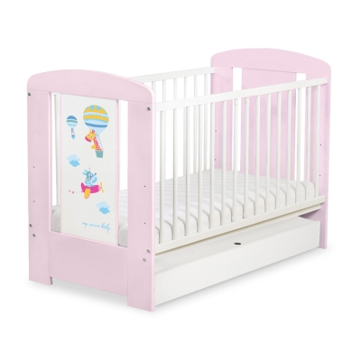 Babybed met Lade 120x60 cm - Happy balloons STANDARD