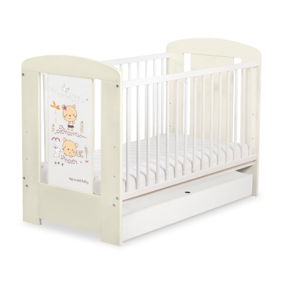 Babybed met Lade 120x60 cm - Happy balloons STANDARD