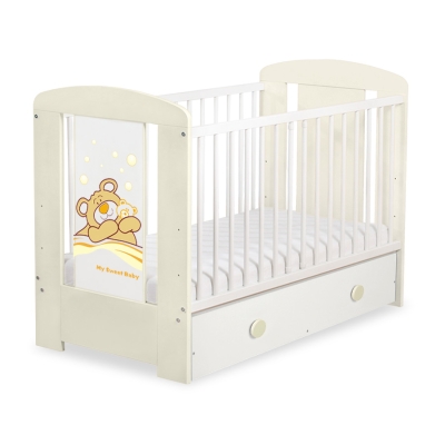 Babybed met Lade 120x60 cm - Tedy Bear Barnaba MAXI Teddy Bear Branaba