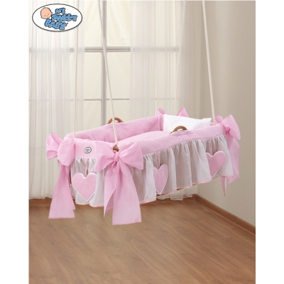 Babymand / Hangend Babybed Roze Amelie Voor Meisjes