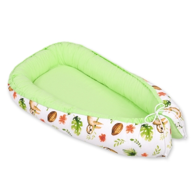 Babynestje Beige Groen Luiaard