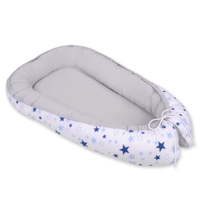 Babynestje Blauw Grijs Sterren
