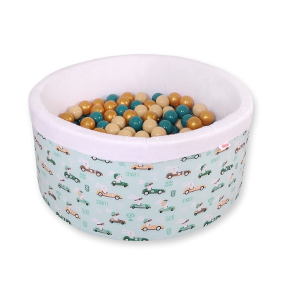 Ballenbak met 200 Ballen Mint