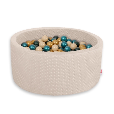 Ballenbak beige met ballen voor baby