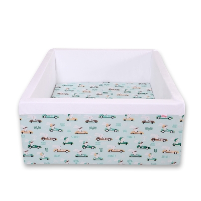 Ballenbak voor Baby Minky  Mint Konijnen