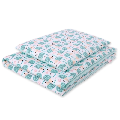 Beddengoed 2 delen 100x135 Mini Mint Egel