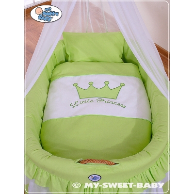Beddengoed 2 st voor Babymand / Rieten Kribbe
