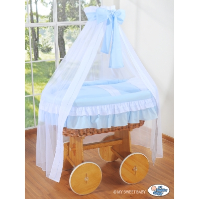 Beddengoed 2 st voor Babymand / Rieten Kribbe