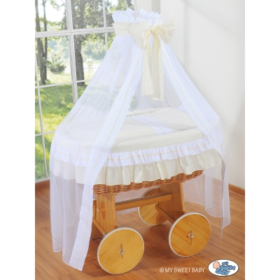 Beddengoed 2 st voor Babymand / Rieten Kribbe