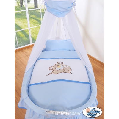 Beddengoed 2 st voor Babymand / Rieten Kribbe
