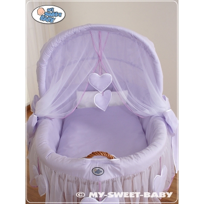 Beddengoed 2 st voor Babymand / Rieten Kribbe