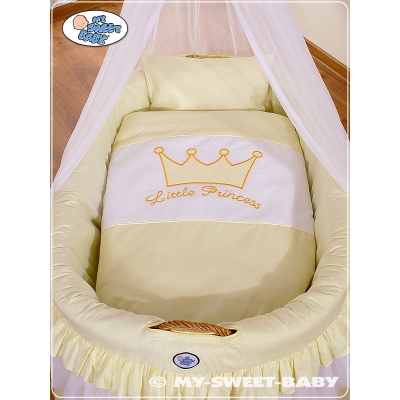 Beddengoed 2 st voor Babymand / Rieten Kribbe