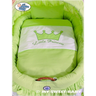 Beddengoed 2 st voor Babymand / Rieten Kribbe
