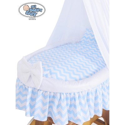 Beddengoed 2 st voor Babymand / Rieten Kribbe Hanna