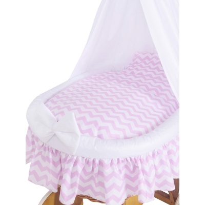 Beddengoed 2 st voor Babymand / Rieten Kribbe Hanna