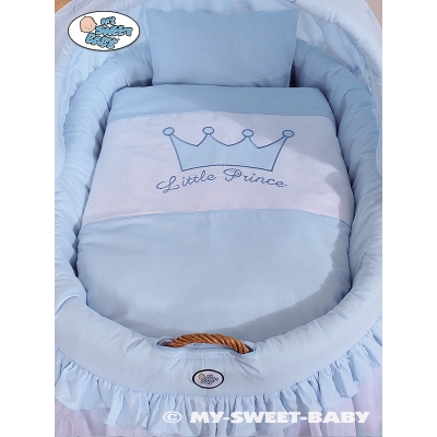 Beddengoed 2 st voor Babymand / Rieten Ledikant