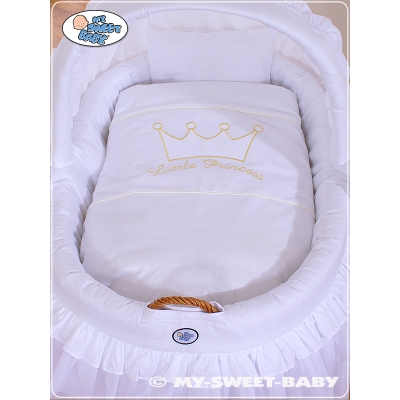 Beddengoed 2 st voor Babymand / Rieten Wieg