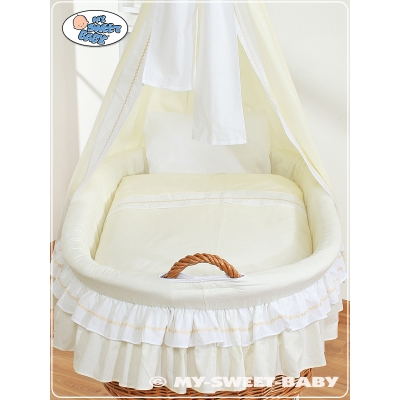 Beddengoed 2 st voor Babymand / Rieten Wieg