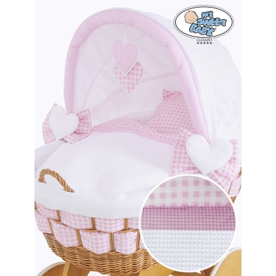 Beddengoed 2 st voor Babymand / Rieten Wieg Isabella
