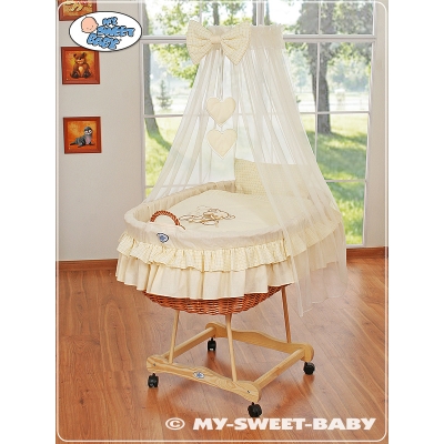 Beddengoed - Hemeltje voor Babymand / Rieten Babybed