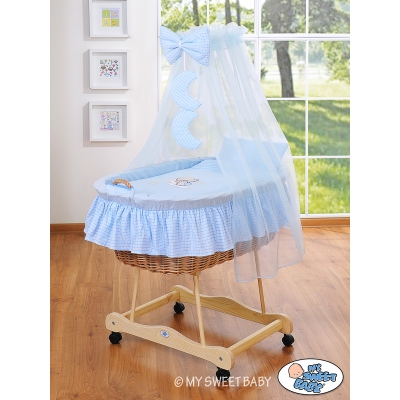 Beddengoed - Hemeltje voor Babymand / Rieten Babybed