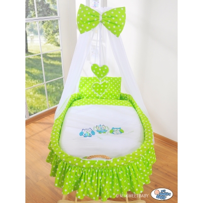 Beddengoed - Hemeltje voor Babymand / Rieten Babybed
