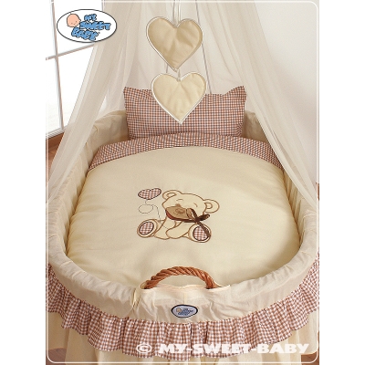 Beddengoed voor baby wiegje 2 st