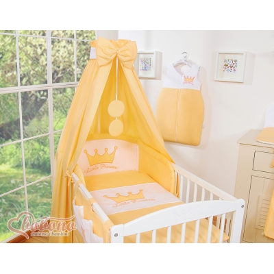 Beddengoed voor Babybed 5 st met Hemeltje -  Perzik Little Prince Princess