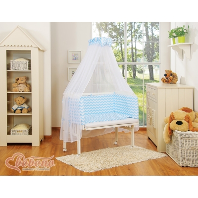 Beddengoed voor Bijzetbed Baby  6 st FABIO Blauw