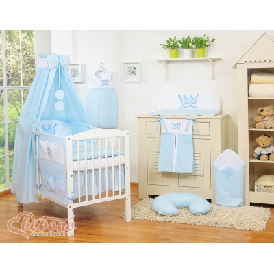 Beddengoed voor Kinderbed 11 st met Hemeltje -  Blauw Little Prince Princess
