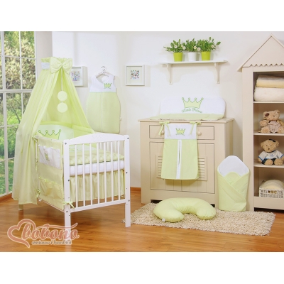 Beddengoed voor Kinderbed 11 st met Hemeltje -  Groen Little Prince Princess