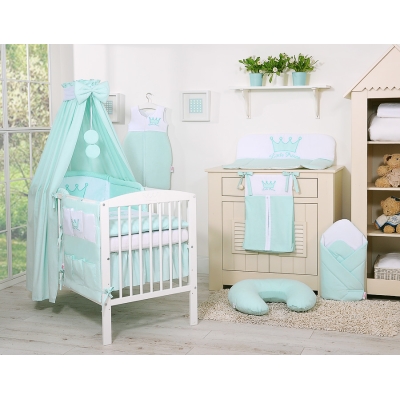 Beddengoed voor Kinderbed 11 st met Hemeltje -  Mint Little Prince Princess