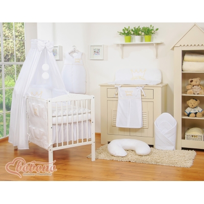 Beddengoed voor Kinderbed 11 st met Hemeltje -  Wit Little Prince Princess